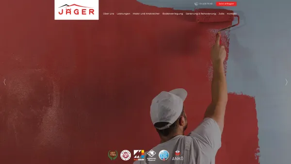 Website Screenshot: Jäger Maler - Maler Wien - Ihr Full-Service-Malerbetrieb | JÄGER Malermeister - Date: 2023-06-26 10:25:56