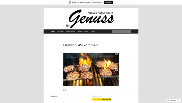 Website Screenshot: Kunst & Kulturverein für Genuss Joy of Culinary - Kunst&Kulturverein für Genuss | Culinary of Joy - Date: 2023-06-15 16:02:34
