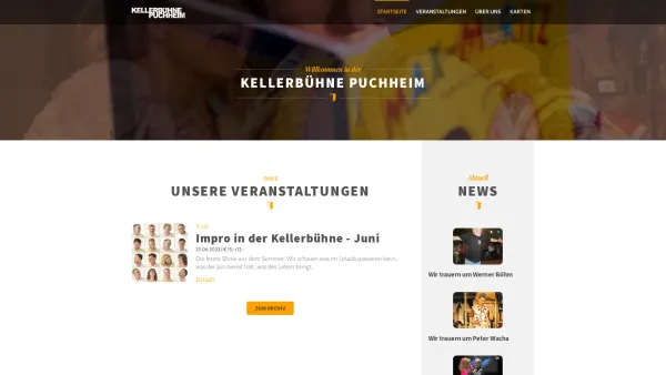 Website Screenshot: Kellerbühne Puchheim - Kellerbühne Puchheim – Kellerbühne Puchheim - Date: 2023-06-26 10:25:56