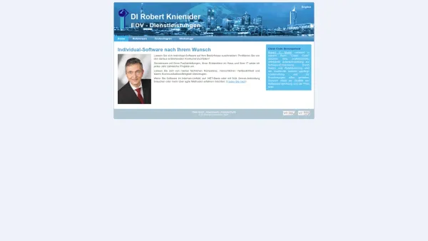 Website Screenshot: DI Robert Knienider - EDV-Dienstleistungen - DI Robert Knienider - Home - Date: 2023-06-14 10:38:31