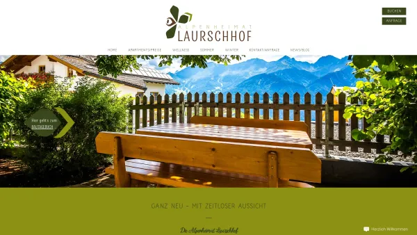 Website Screenshot: Fiss Appartement Laurschhof - HOME | Alpenheimat Laurschhof Fiss - Date: 2023-06-22 12:13:04