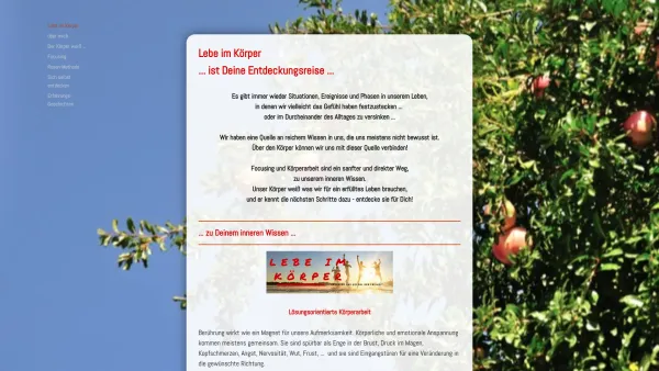 Website Screenshot: Angela Meierschitz
Körper im Zentrum - Anstrengung im Alltag - ruecken-angela - Date: 2023-06-22 12:13:04