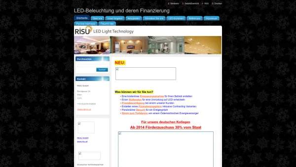 Website Screenshot: RISU GmbH - LED kostenlos erwerben (Finanzierungsangebote) - Date: 2023-06-14 10:46:54