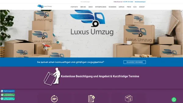 Website Screenshot: luxusumzug - Startseite | Luxus Umzug - Date: 2023-06-14 10:38:31