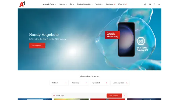 Website Screenshot: Swarovski Premium Dealer Atelier Crystal - Handy - Festnetz - Internet - Mobiles Internet - TV - A1.net | A1.net - Date: 2023-06-22 15:00:02