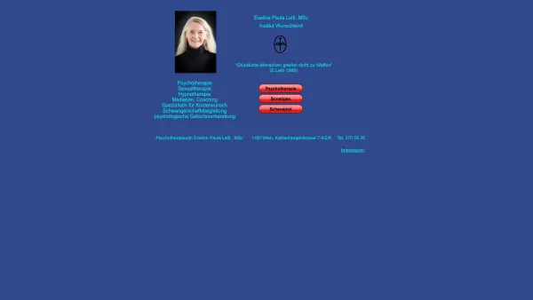 Website Screenshot: Leitl Eveline Neue Web - Kinderwunsch Eveline Paula Leitl, MSc - Date: 2023-06-22 12:13:05