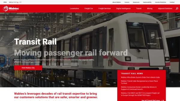 Website Screenshot: MERZ Industrietechnik GmbH - Transit Rail | Wabtec Corporation - Date: 2023-06-22 12:13:05