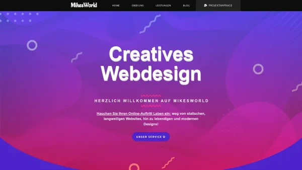 Website Screenshot: MikesWorld Ihr Weg zur professionellen Website - MikesWorld bietet Webdesign, E-Commerce & SEO | Nischenseite kaufen - Date: 2023-06-26 10:25:56