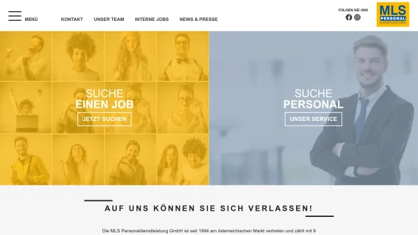 Website Screenshot: MLS Personaldienstleistung GmbH Bruck a. d. Mur - MLS Personaldienstleistung GmbH - Date: 2023-06-26 10:25:56