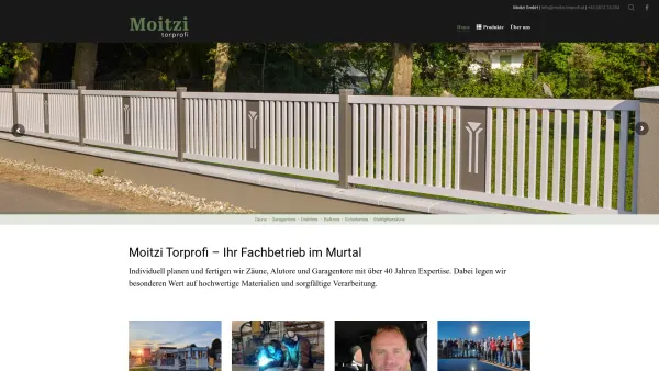 Website Screenshot: Moitzi Torprofi - Moitzi Torprofi – Ihr Fachbetrieb in der Steiermark - Date: 2023-06-22 15:00:02