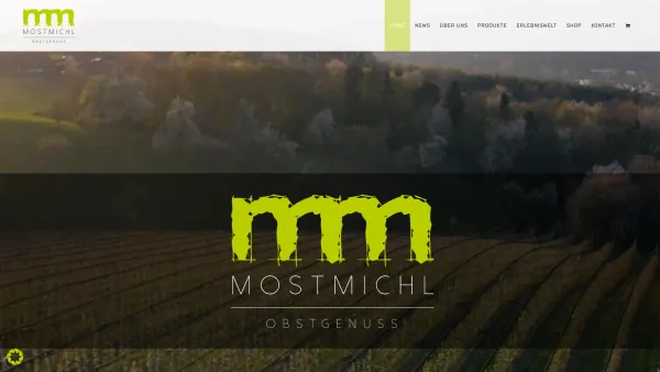 Website Screenshot: Simon Bio-Obst GnbR - Mostshop Most Michl | Most kaufen aus der Region - Date: 2023-06-14 10:38:04