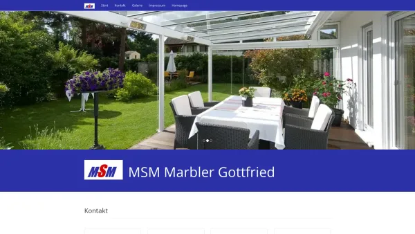 Website Screenshot: MSM Gottfried Marbler - Start (MSM Marbler Gottfried) - Date: 2023-06-14 10:46:35
