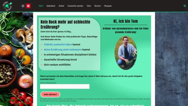 Website Screenshot: Angermann Thomas - Gesunde und zuckerfreie Ernährung | Starte HEUTE! - Date: 2023-06-26 10:25:59
