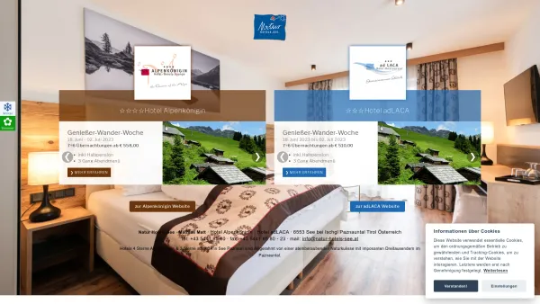 Website Screenshot: Natur Hotels See - Hotels in See im Paznauntal Tirol - Natur Hotels See - Date: 2023-06-14 10:38:33