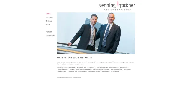Website Screenshot: Rechtsanwälte Nenning & Tockner - Nenning & Tockner Rechtsanwälte - Date: 2023-06-22 15:00:02