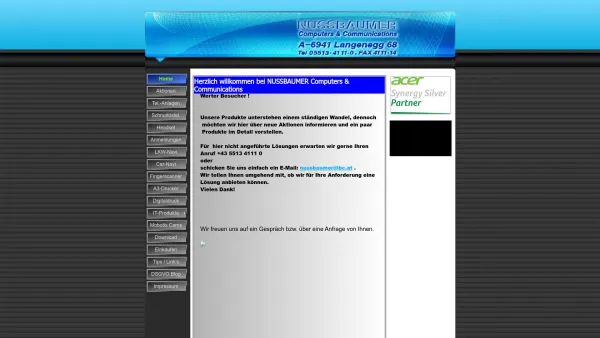 Website Screenshot: Herbert Konrad NUSSBAUMER Computers Communications A-6941 Langenegg - ibc.computer - NUSSBAUMER Computers & Communications A-6941 Langenegg VLBG - Date: 2023-06-22 15:00:02