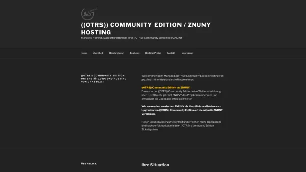 Website Screenshot: ((OTRS)) Community Edition Hosting - ((OTRS)) Community Edition / ZNUNY Hosting – Managed Hosting, Support und Betrieb ihres ((OTRS)) Community Edition oder ZNUNY - Date: 2023-06-15 16:02:34