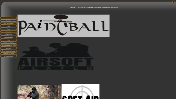 Website Screenshot: PAINTBALL SV Paintbulls - paintball1 - WEB-GEAR Homepage - http://www.paintball1.wg.am/ - Home - Date: 2023-06-22 15:00:02