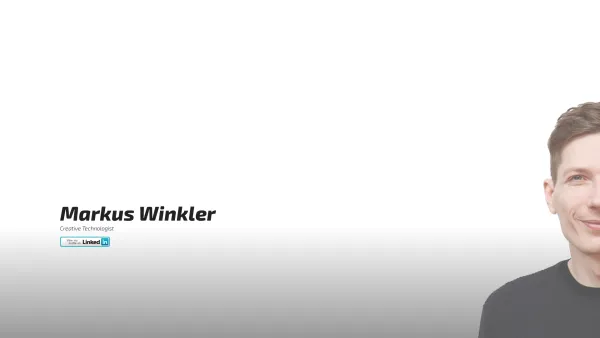 Website Screenshot: markus winkler - media+motion designer - Markus Winkler - Date: 2023-06-22 15:00:02