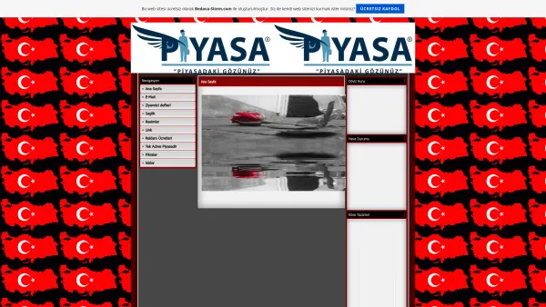 Website Screenshot: Piyasa Gazetesi - Piyasa Gazetesi Internet sayfasina Hosgeldiniz!! - Ana Sayfa - Date: 2023-06-22 15:00:02