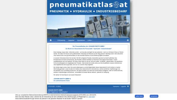 Website Screenshot: Pneumatikatlas - PNEUMATIK | HYDRAULIK | INDUSTRIEBEDARF - Date: 2023-06-14 10:46:35