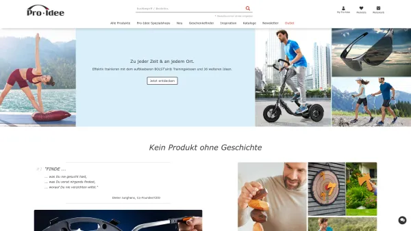 Website Screenshot: Pro-Idee Neue Ideen aus aller Welt. - Proidee.de: Gefunden. Gekauft. Geliebt. - Date: 2023-06-22 12:13:05