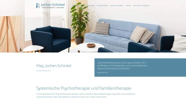 Website Screenshot: Praxis für Psychotherapie & Coaching in Krems Mag. Jochen Schinkel - Psychotherapie Krems – PSYCHOTHERAPEUT Mag. Jochen Schinkel - Jochen Schinkel - Psychotherapie & Coaching Krems - Date: 2023-06-26 10:25:59