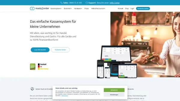 Website Screenshot: ready2order GmbH - Das Kassensystem für kleine Unternehmen - ab 29,90 € - Date: 2023-06-15 16:02:34