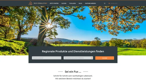 Website Screenshot: regionalfux.at - Startseite - Regionalfux - Regionale Produkte & Dienstleistungen - Date: 2023-06-26 10:25:59