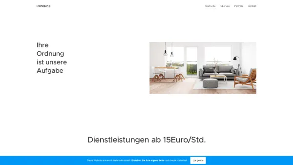 Website Screenshot: Sonja Wimmer - Reinigung.Wimmer - Date: 2023-06-26 10:25:59