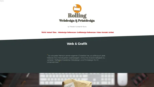 Website Screenshot: Rolling Webdesign - Rolling Webdesign | Responsive Webdesign und Grafikdesign - Date: 2023-06-22 12:13:05