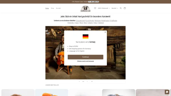 Website Screenshot: Schafhocker.com - Schafhocker.com – Online-Shop für handgemachte Tierhocker, Schafhocker, Barhocker, Schauckelschafe, Fellhocker und Hocker für Kinder - Date: 2023-06-26 10:26:02