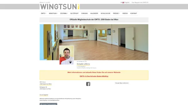 Website Screenshot: EWTO & Dao-Schule Baden e.V. - Selbstverteidigung lernen - EWTO-Schule 2500 Baden bei Wien - Date: 2023-06-14 16:40:52