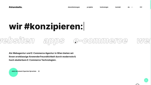 Website Screenshot: Sharobella Webagentur - E-Commerce Agentur & Webagentur in Wien, Österreich | Sharobella - Date: 2023-06-26 10:26:02