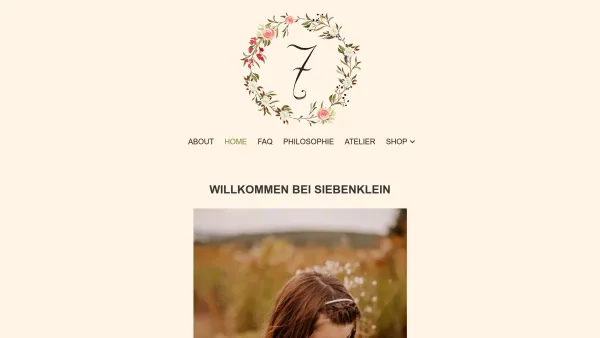 Website Screenshot: Siebenklein - Siebenklein – Kleider fürs Kinderreich - Date: 2023-06-26 10:26:02