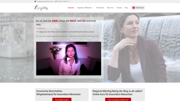 Website Screenshot: Elisabeth Göttling Energetikerin Mentalcoach - Sissy Göttling - Bewusstseins- und Transformationscoach der Neuen Zeit - Date: 2023-06-26 10:26:02