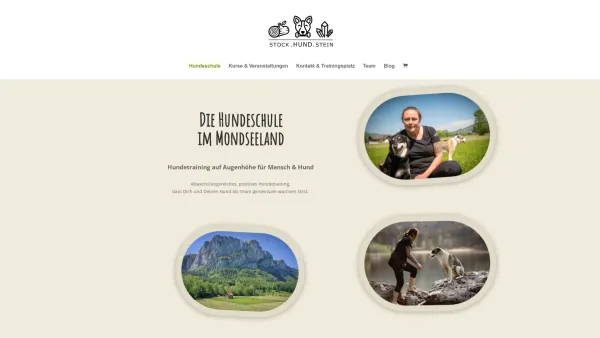 Website Screenshot: Stock.Hund.Stein - Die Erlebnis Hundeschule - Stock.Hund.Stein – Hundeschule Mondseeland - Date: 2023-06-26 10:26:02