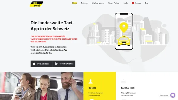 Website Screenshot: Swissinserate GmbH TaxiScout - Taxi schnell online bestellen - Flughafen, Bahnhof | Schweiz | TaxiScout - Date: 2023-06-26 10:26:02