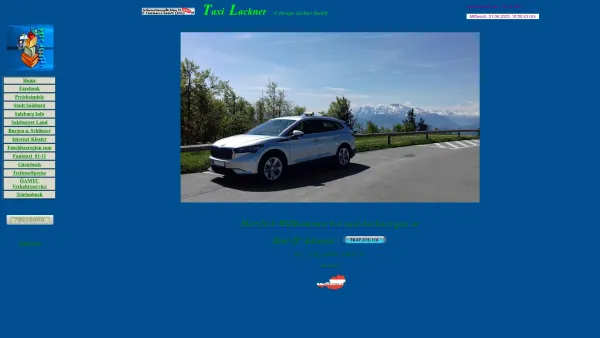 Website Screenshot: Taxi Lackner - Taxi Lackner - Date: 2023-06-22 15:02:29