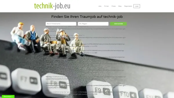Website Screenshot: technik-job.eu - technik-job – Jobs – Jobsuche – Jobbörse – Stellenangebote - Date: 2023-06-26 10:26:02