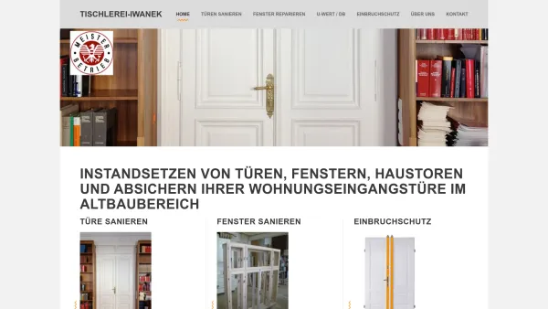 Website Screenshot: Tischlerei Denk - Home - Date: 2023-06-22 15:02:29