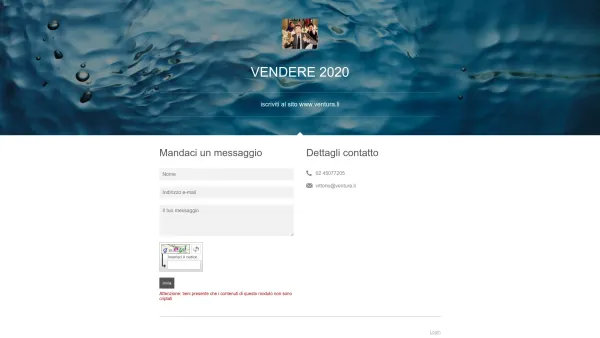 Website Screenshot: VENTURA Immobilien GmbH - Stiamo lavorando al nostro sito web - Date: 2023-06-22 15:02:29