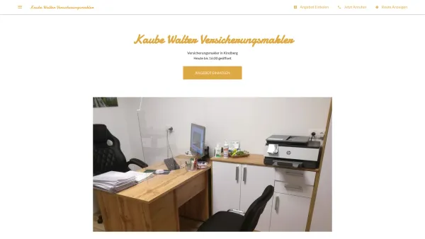 Website Screenshot: Walter Kaube Versicherungen - Kaube Walter Versicherungsmakler - Versicherungsmakler in Kindberg - Date: 2023-06-14 10:46:36