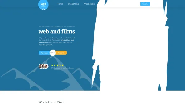 Website Screenshot: Bernd Broschek - web and films | Werbefilme Tirol | Werbefilmer für Klein- und Mittelbetriebe - Date: 2023-06-26 10:26:05