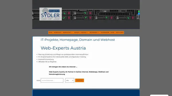 Website Screenshot: Webdesign Sydler Web-Experts.AT - Web-Experts Austria - Date: 2023-06-14 10:38:36