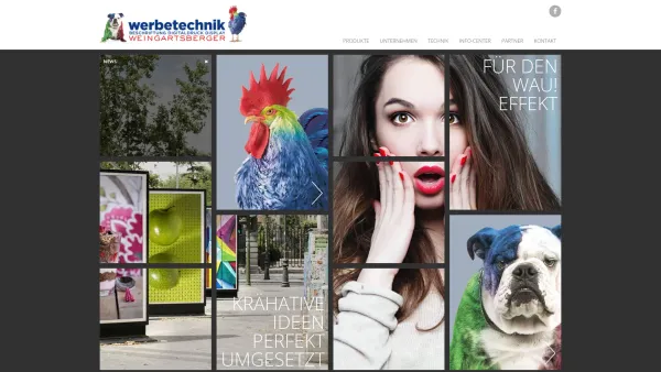 Website Screenshot: Weingartsberger KG Beschriftungen Schilder Transparente Digitaldruck - Werbetechnik, Werbemittel Oberösterreich | Weingartsberger GmbH, Linz - Date: 2023-06-22 12:13:05