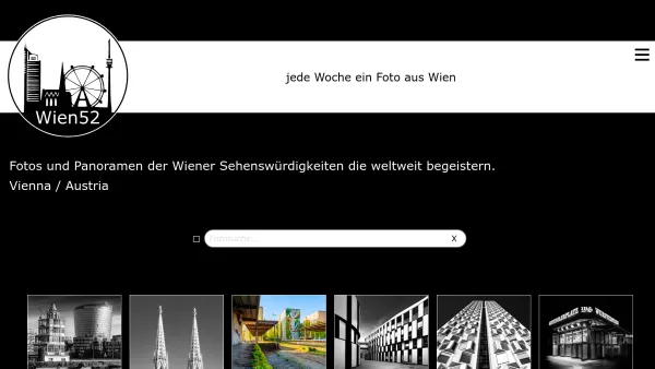 Website Screenshot: Wien52 - Wien52 jede Woche ein Foto / Panorama aus Wien / Vienna - Date: 2023-06-14 10:46:36