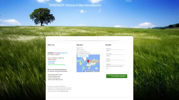 Website Screenshot: Sparber 
Wärme-Kälte-Klimatechnik - SPARBER Wärme-Kälte-Klimatechnik - Startseite - Date: 2023-06-15 16:02:34