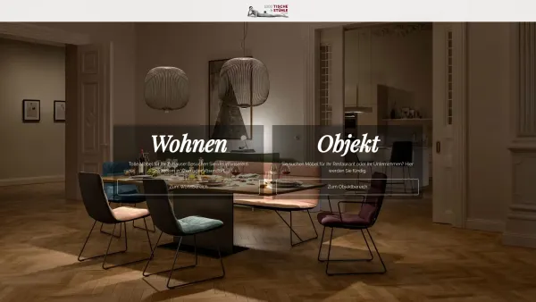 Website Screenshot: 1000 X Tische Stühle Fa. Alexander Krausz - 1000 Tische & Stühle - Designermöbel für Sie gefertigt - Date: 2023-06-22 12:13:06