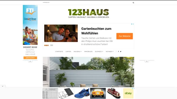 Website Screenshot: 123haus.at Blog rund ums Haus - Onlinemagazin zu Haushalt, Hausbau und Immobilien - Date: 2023-06-14 10:37:10
